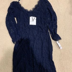 DVF Zarita dress-Navy